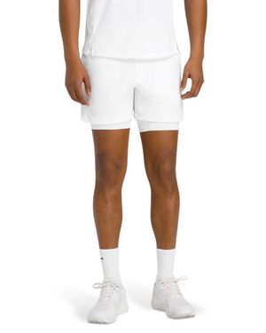 Wilson Set Point Performance Lined Shorts - White
