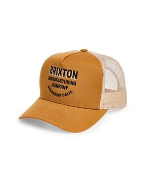 Brixton Redoubt Netplus Trucker Hat - Natural