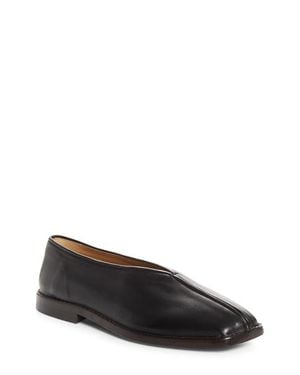 Lemaire Piped Slipper Loafer - Black