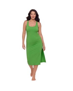 S3 Rib Coverup Dress - Green