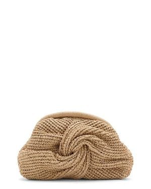 Mango Natural Fiber Frame Clutch
