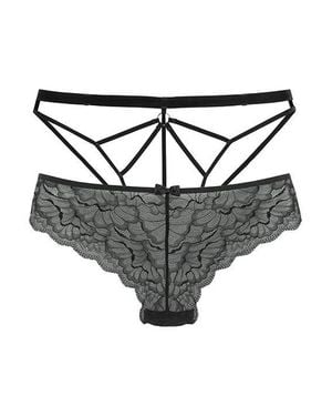 Lascana 2 Pk Open Thongs - Gray