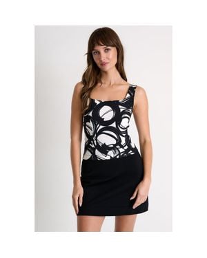 Shan Bustier Style Tank Top - Black