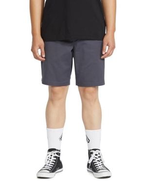 Volcom Frickin' Elastic Waist Shorts - Black