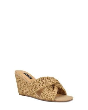 Nine West Nejia Wedge Sandal - Natural