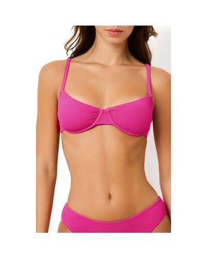 Solid & Striped The Eva Bikini Top - Purple