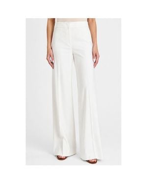 Santorelli Gigi Wide Leg Pant - White
