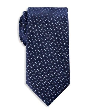 Synrgy by DXL Big & Tall Micro Neat Tie - Blue