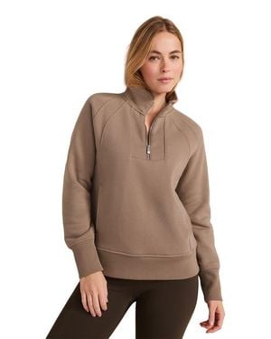 Haven Well Within Cloud Fleece Half-Zip Pullover - Natural