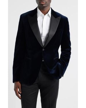 BOSS Hutson Cotton Velvet Dinner Jacket - Black