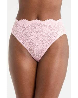 Kilo Brava Lace & Mesh Bikini - Pink