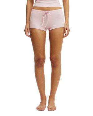 Cotton On Dreamy Soft Tie Micro Short - White
