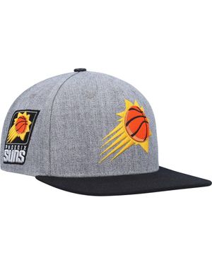 Pro Standard Phoenix Suns Classic Logo Two-Tone Snapback Hat - Gray