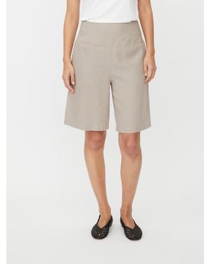Masai Mapinja Smock Waist Linen Shorts - Natural