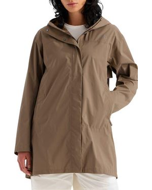 The North Face Voyage Rain Dryvent 3L Hooded Parka - Brown