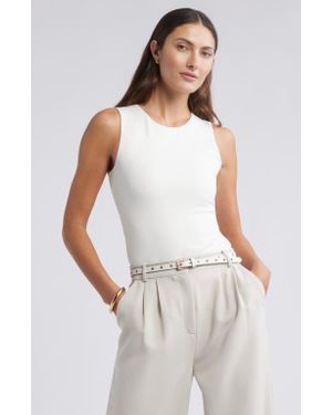 Open Edit Smooth Edit Crewneck Tank - Brown