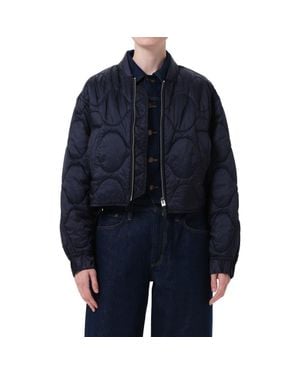 Agolde Iona Quilted Nylon Jacket - Blue