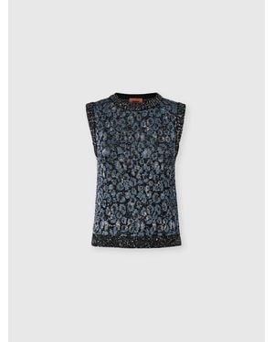 Missoni Crew-Neck Top - Blue