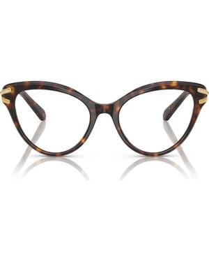 Swarovski 55Mm Cat Eye Optical Glasses - Brown
