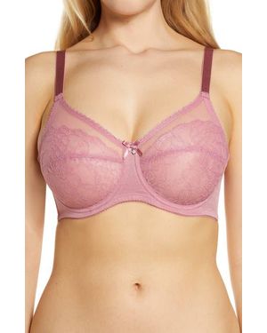 Wacoal Retro Chic Full Figure Underwire Bra - Pink