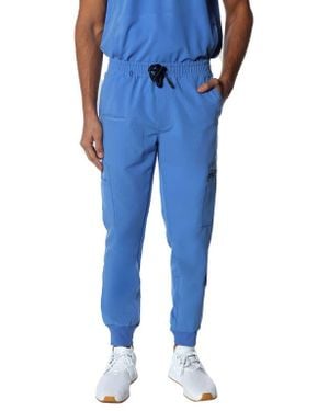 Members Only London Jogger Scrub Pants - Blue