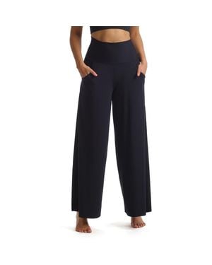 Commando Butter High Waist Wide Leg Lounge Pants - Blue