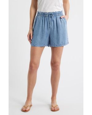 Beach Lunch Lounge Tiney Pull-On Shorts - Blue