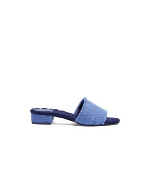 Aera Giorgia Vegan Low Heeled Sandal - Blue