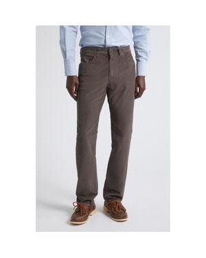 Boglioli Five-Pocket Stretch Corduroy Pants - Brown