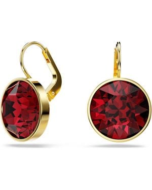 Swarovski Bella Drop Earrings - Red