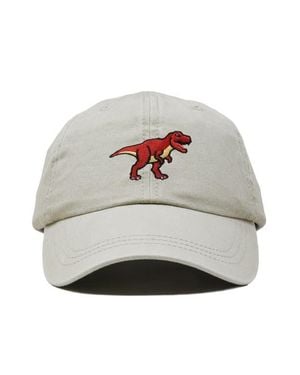 Alix T Rex Dad Cap - Gray