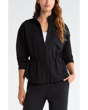 Zella Soft Luxe Utility Jacket - Black
