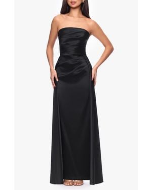 Xscape Evenings Mikado Strapless Gown - Black
