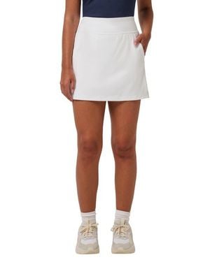 Travis Mathew Move Knit Game Set Match Skort - White