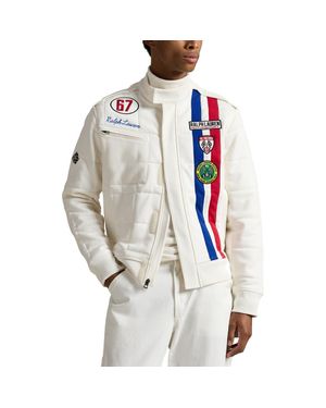 Polo Ralph Lauren Quilted Stretch Double-Knit Track Jacket - Multicolor