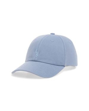 Ruslan Baginskiy Hand Embroidered Cotton Twill Baseball Cap - Blue