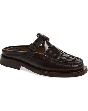 Hereu Bonell Woven Mule - Black