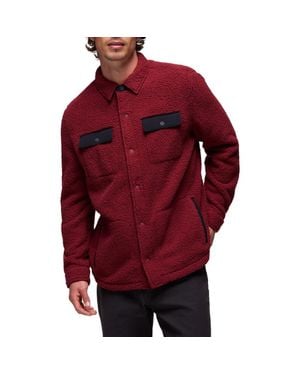 Prana Encinitas Fleece Shirt Jacket - Red