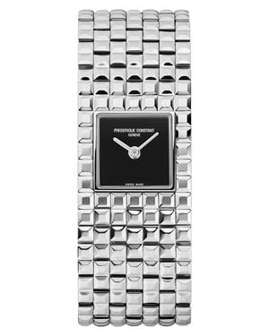 Frederique Constant Classics Manchette Onyx Bracelet Watch, 20Mm X 25.7Mm - Gray