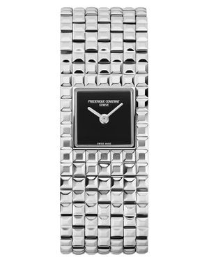 Frederique Constant Classics Manchette Onyx Bracelet Watch, 20Mm X 25.7Mm - Gray