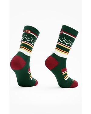COZY ZERO Performawool Midcrew All-Season Hike Socks 3 Pack - Green