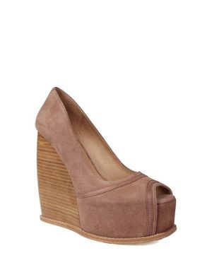 Zigi Domenika Peep Toe Platform Wedge Sandal - Brown