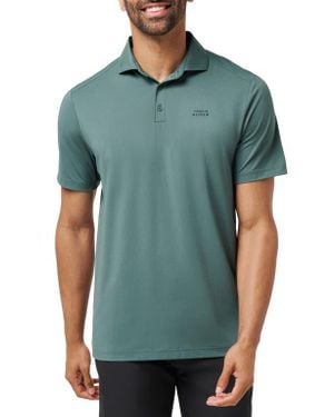 Travis Mathew Heater Pro Performance Golf Polo - Green