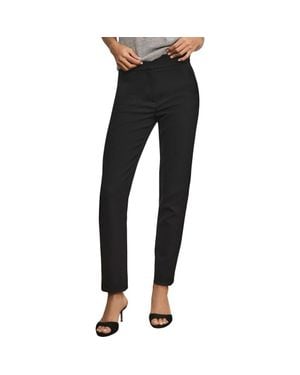 Veronica Beard Renzo Flat Front Pants - Black