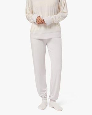 WeWoreWhat Low Rise Sweatpants - White