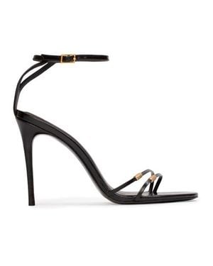 Black Suede Studio Britanny Strappy Sandal - Black