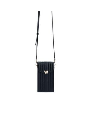 Wolf Mimi Phone Case With Wristlet & Lanyard - Black
