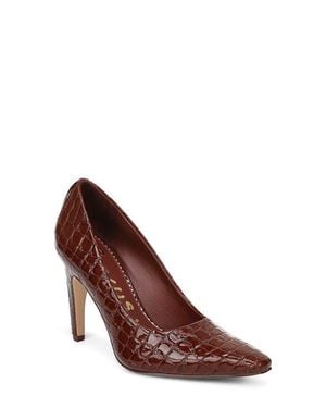 Circus by Sam Edelman Solenne Croc Embossed Pump - Brown