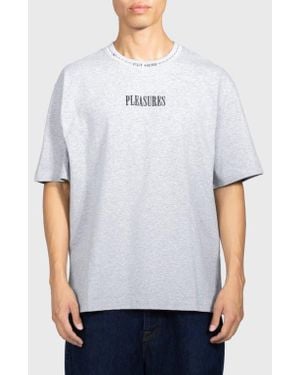 Pleasures Cut Here Heavyweight Graphic T-Shirt - White