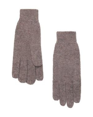 Mango Selection Cashmere Gloves - Gray